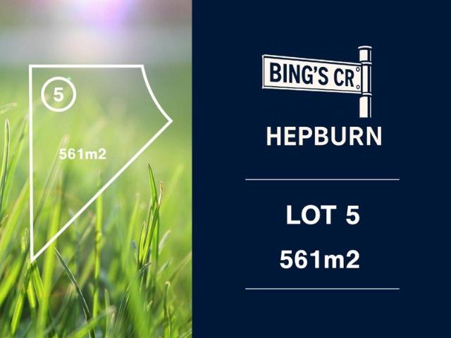 Lot 5 Bing's Crescent Hepburn BREAKNECK VIEWS