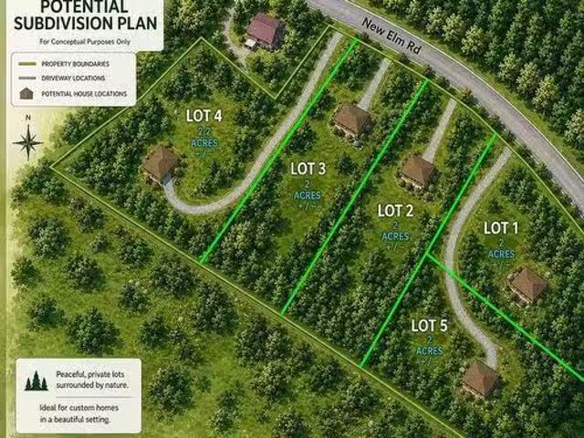 Lot 5 New Elm Road, Chelsea, NS, B4V 2W5 vacant land for sal.