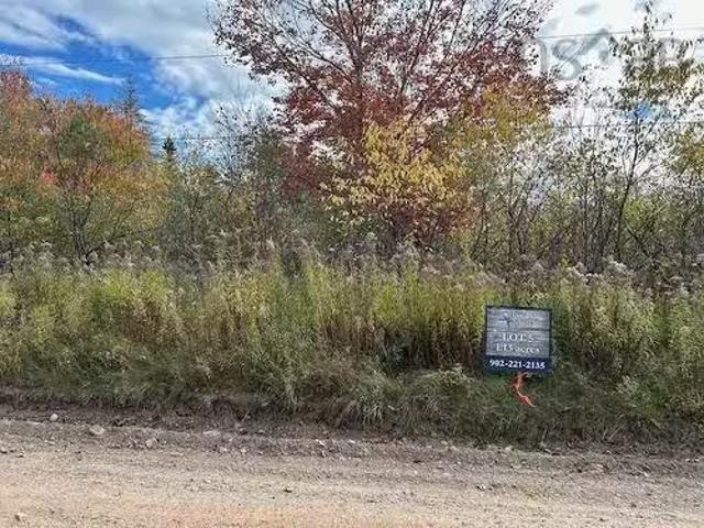 Lot 5 Sibley Rd, Middle Musquodoboit, NS, B0N 1X0 vacant lan.