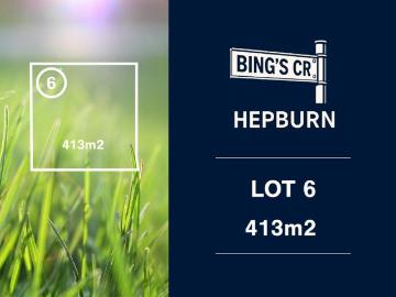 Lot 6 Bing's Crescent Hepburn BREAKNECK VIEWS