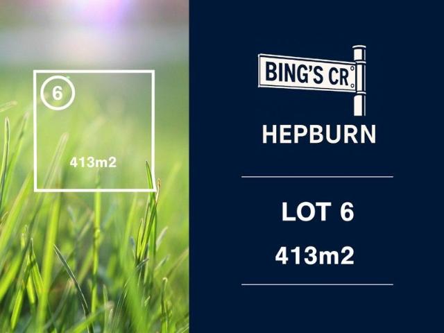 Lot 6 Bing's Crescent Hepburn BREAKNECK VIEWS