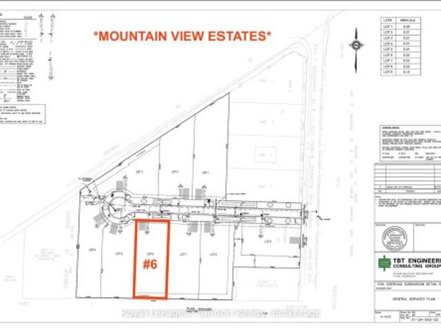 Lot #6 Mountain View Dr. Thunder Bay, ON, P7J 1E2 house for sale | Listing ID X13245 | Royal LePage