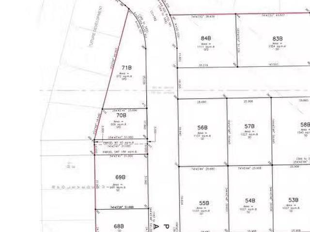 Lot 71B Paddington Avenue, Charlottetown, PE, C1E 3P9 vacant.
