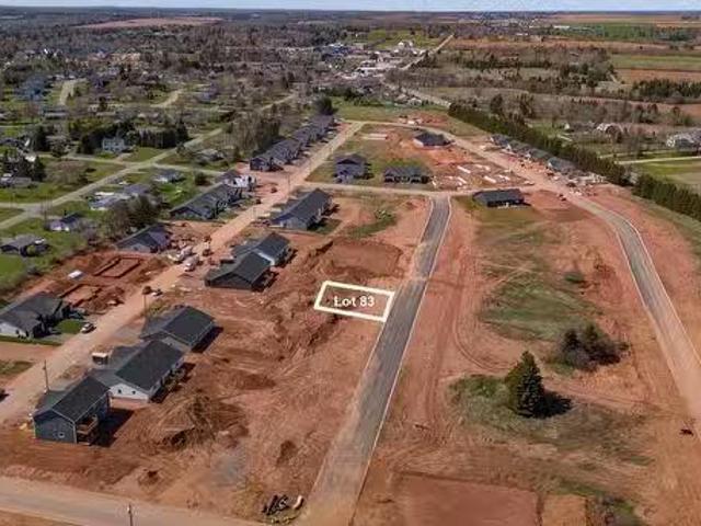 Lot 83 Hudson Avenue, Charlottetown, PE, C1E 1T8 vacant land.
