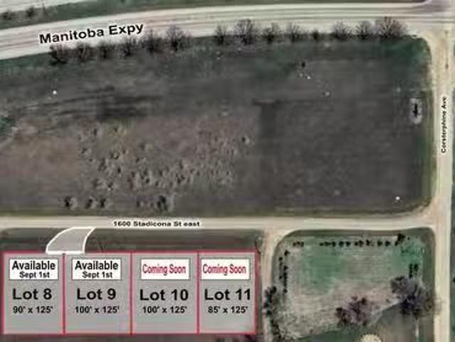 Lot 8 1601 Stadacona Street E, Moose Jaw, SK, S6H 6S4 vacant.