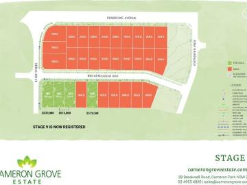 Lot 905 A Premium 531m2 block in the Heart of Cameron Grove