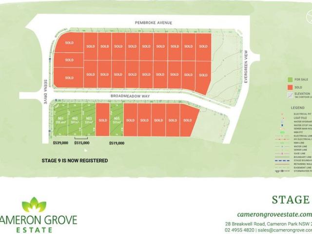 Lot 905 A Premium 531m2 block in the Heart of Cameron Grove