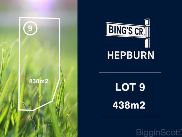 Lot 9 Bing's Crescent Hepburn BREAKNECK VIEWS