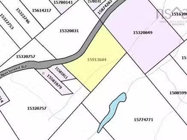 Lot Beechmont Road, Beechmont, NS, B2A 4J7 vacant land for s.