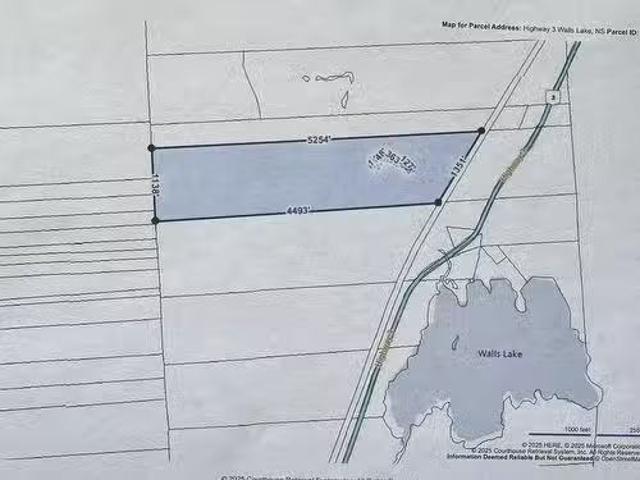 Lot Pid 80136211 Highway 3, Walls Lake, NS, B0T 1V0 vacant.