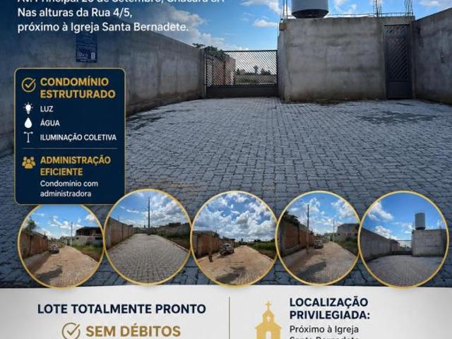 Lote à Venda 300m² 26 de Setembro Residencial Montreal Rua 4/5 Condomínio Estruturado Água Luz