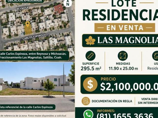 Lote Colonia Los Maestros Saltillo, Coahuila