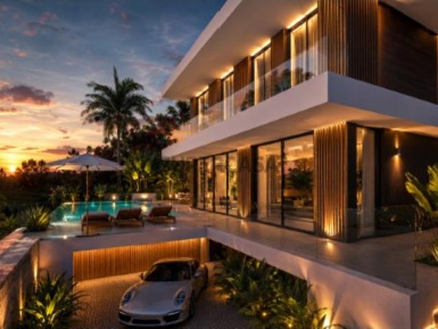 Lote com projeto | Moradia T4 de arquitetura contemporânea com vista mar Tavira