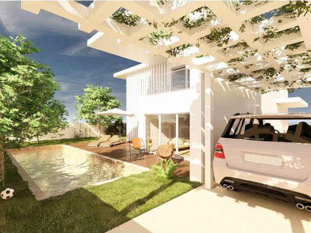 Lote com projeto aprovado para construção de Moradia com piscina