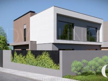 Lote com projeto arquitetura para moradia T4+1 com piscina, na Abóboda