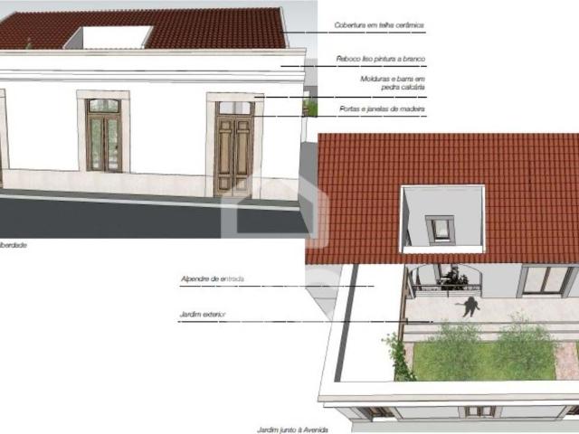 Lote com projeto para uma moradia