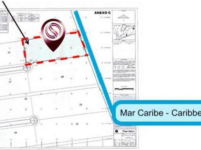 Lote de lujo frente al mar, en Residencial privado, venta, Playa Mujeres, Cancún