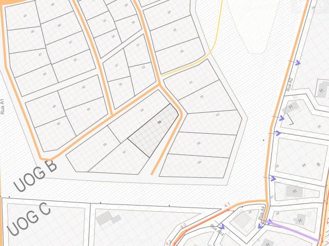 Lote de terreno para construção de moradia independente, com viabilidade aprovada para construção de 165m2
