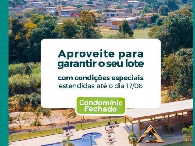 Lote em Condomínio fechado a partir de 600 m2 Jardim Entre Rios COD 676