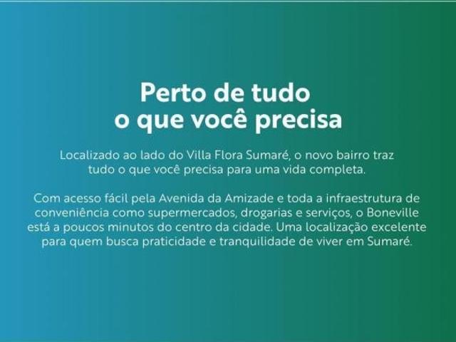 Lote em Condomínio Fechado para Venda em Sumaré, Boneville