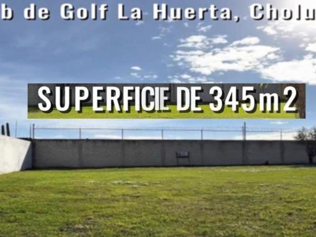 ️ LOTE EN VENTA | CLUB DE GOLF LA HUERTA | SAN PEDRO CHOLULA, PUEBLA