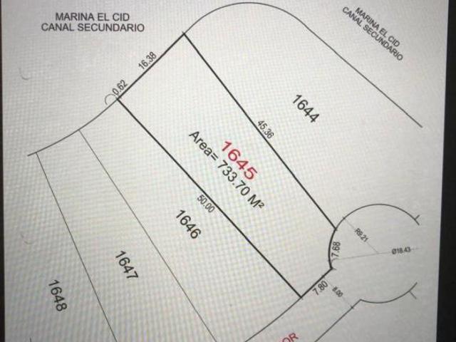 LOTE EN VENTA EN VENTA EN MARINA EL CID