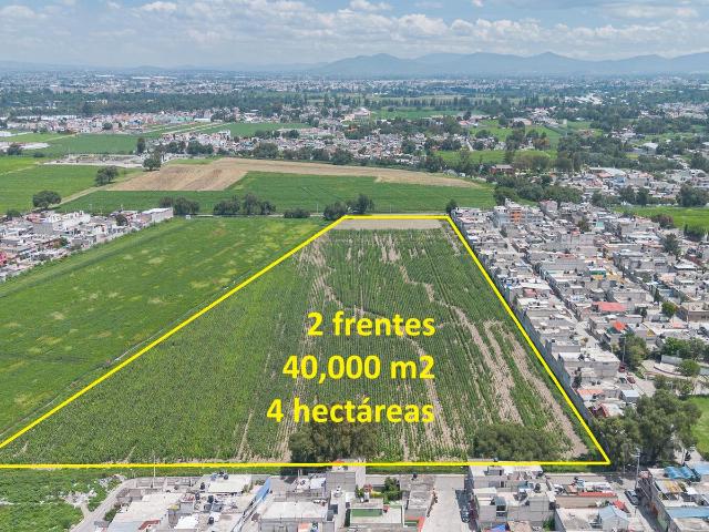 Lote Industrial con 2 frentes en Venta en Texcoco, Estado de M?xico