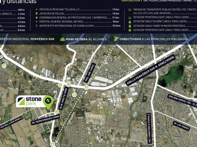 Lote Industrial en Venta – Stone Park, Tlajomulco de Zúñiga