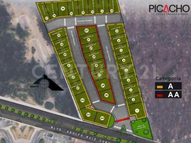 LOTE INDUSTRIAL EN VENTA UBICADO AL PONIENTE DE LA CIUDAD DE AGUASCALIENTES
