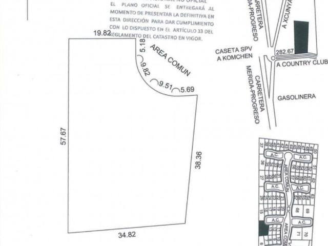 Lote Residencial en Venta en M?rida en Privada Compostela, Zona Country