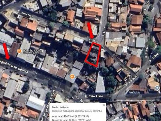 Lote / Terreno à venda em Belo Horizonte, no bairro Glória