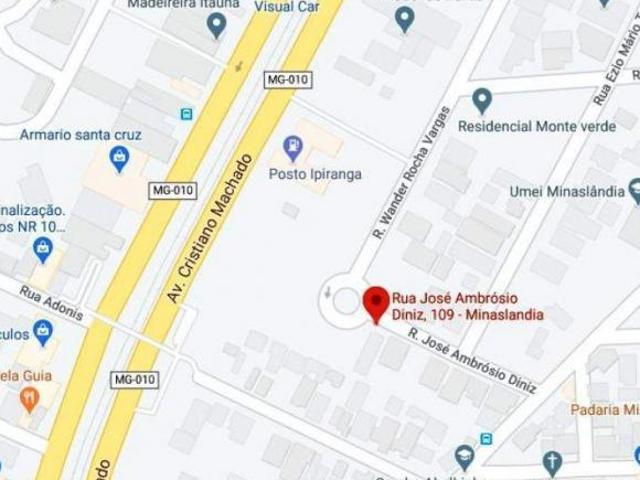Lote / Terreno à venda em Belo Horizonte, no bairro Minaslândia