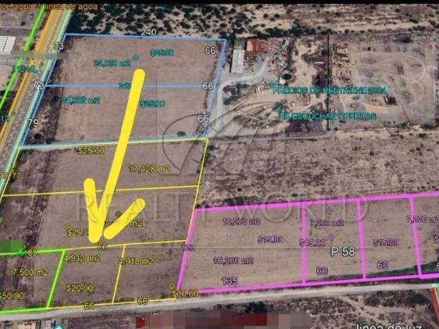 003 00369 TR Lote / Terreno en Renta en Salinas Victoria, N.L