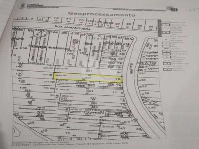 Lote / Terreno para venda em Vila Curuçá de 563.37m²