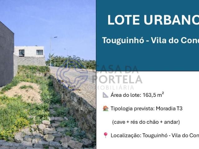 Lote urbano em Touguinhó, Vila do Conde, para venda