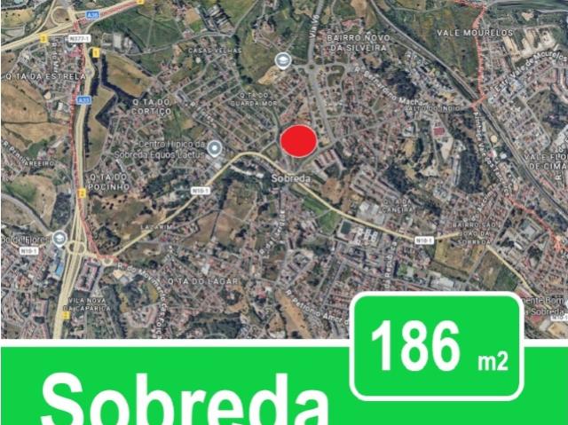 Lote 186 m2 em Vale Fetal Sobreda