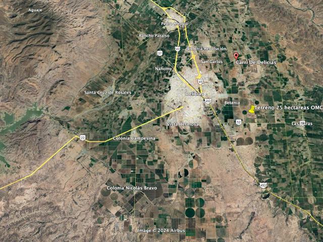 Lote #47 1, Col. Adolfo Orive del Alba, Municipio Delicias, Edo. de Chihuahua
