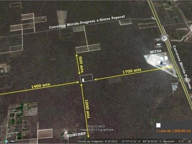 Lotes en venta en KOMCHEN cerca Carretera Progreso M?rida