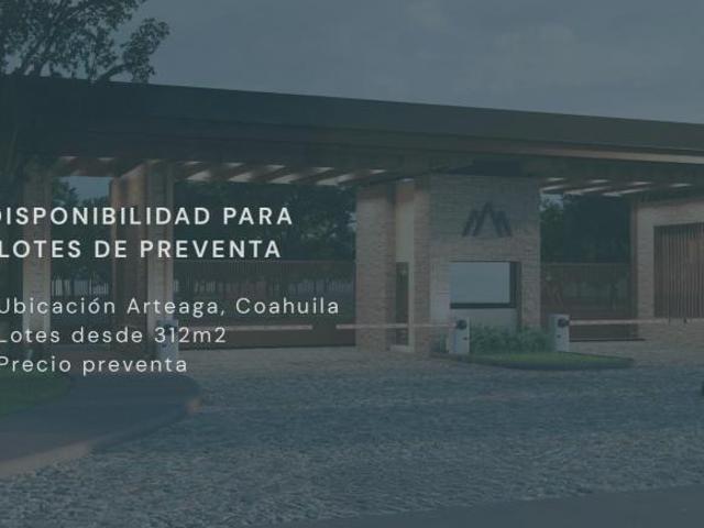 Lotes en Arteaga Coahuila
