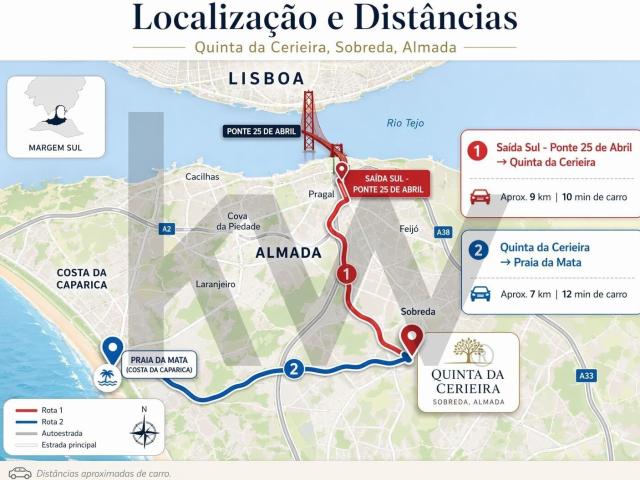 Lotes para construção de 2 fogos na Sobreda, Charneca da Caparica