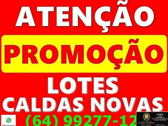 LOTES PARCELADOS EM CALDAS NOVAS GOIÁS