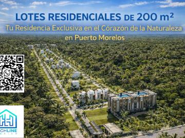Lotes Residenciales de 200 m2 en Puerto Morelos
