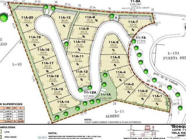 LOTES RESIDENCIALES EN VENTA HUIXQUILUCAN BOSQUE REAL ISLA DEL ENCINO