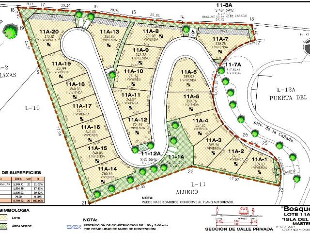 LOTES RESIDENCIALES EN VENTA HUIXQUILUCAN BOSQUE REAL ISLA DEL ENCINO