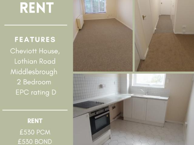 Lothian Road, Middlesbrough TS4, 2 bed flat to rent, £530 pcm | PrimeLocation