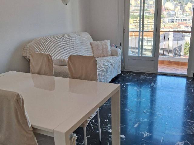 Loue 2 pieces meublé 55m2, belle vue mer a un metre de Monaco, climatisatise. Balcon