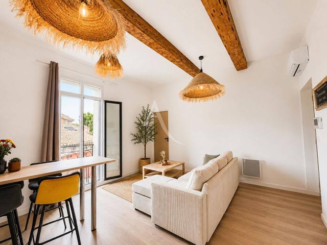 LOUPIAN CENTRE appartement T2 37 m² neuf meublé