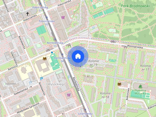Lovely single bedroom in the Bródno neighbourhood