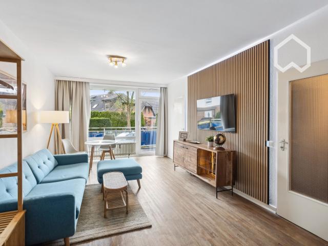 Lovingly and modernly furnished flat in a central location