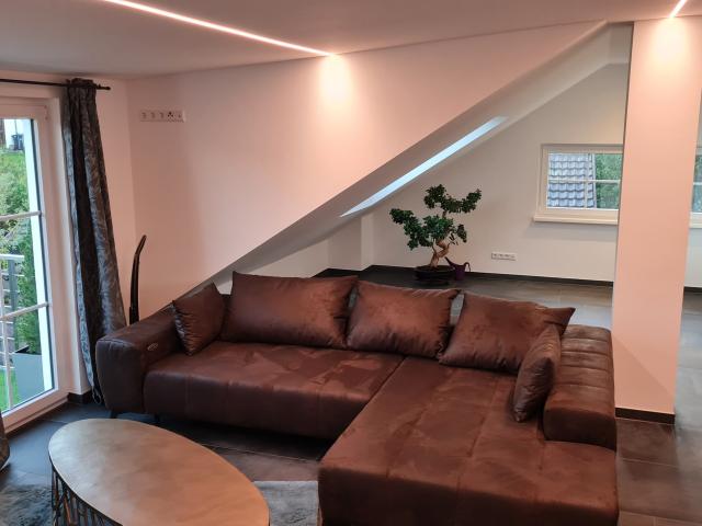 Lovingly furnished, luxurious new top floor apartment near the gold city of Pforzheim